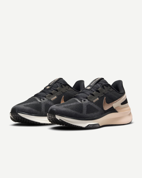 Кроссовки AIR ZOOM STRUCTURE 25 Ws (RU 36.5 EU 37.5 USw 6.5 СМ 22.9; black/crimson tint/anthracite/metallic red bronze)